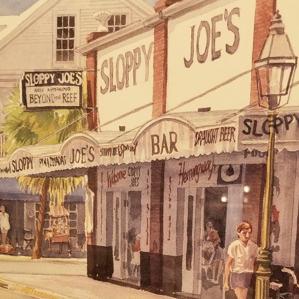 Key West World Famous SLOPPY JOE'S Artwork - Picture 2 of 12